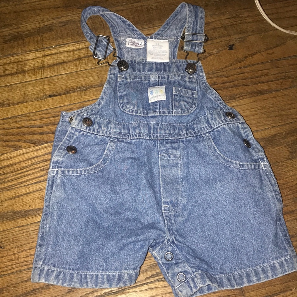 Denim baby Romper